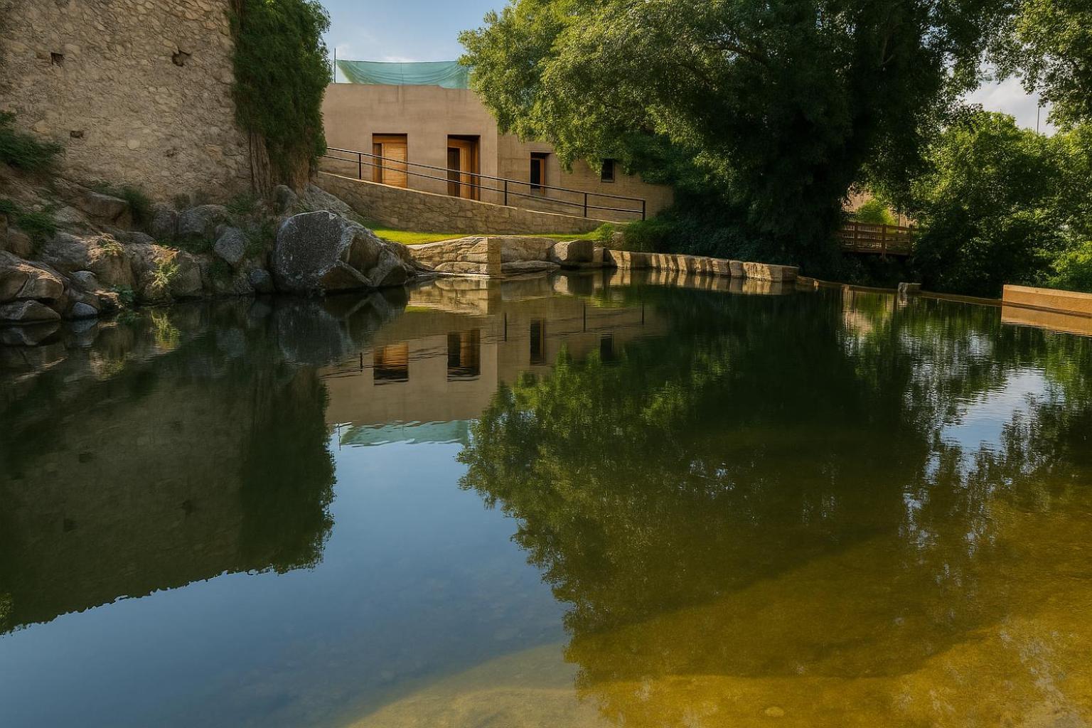 Casa Rural Arbequina-Piscina Natural A 100 Metros Casas del Monte エクステリア 写真